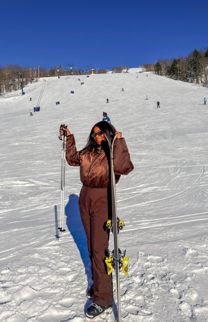 Skiing in Mont-Tremblant, Québec